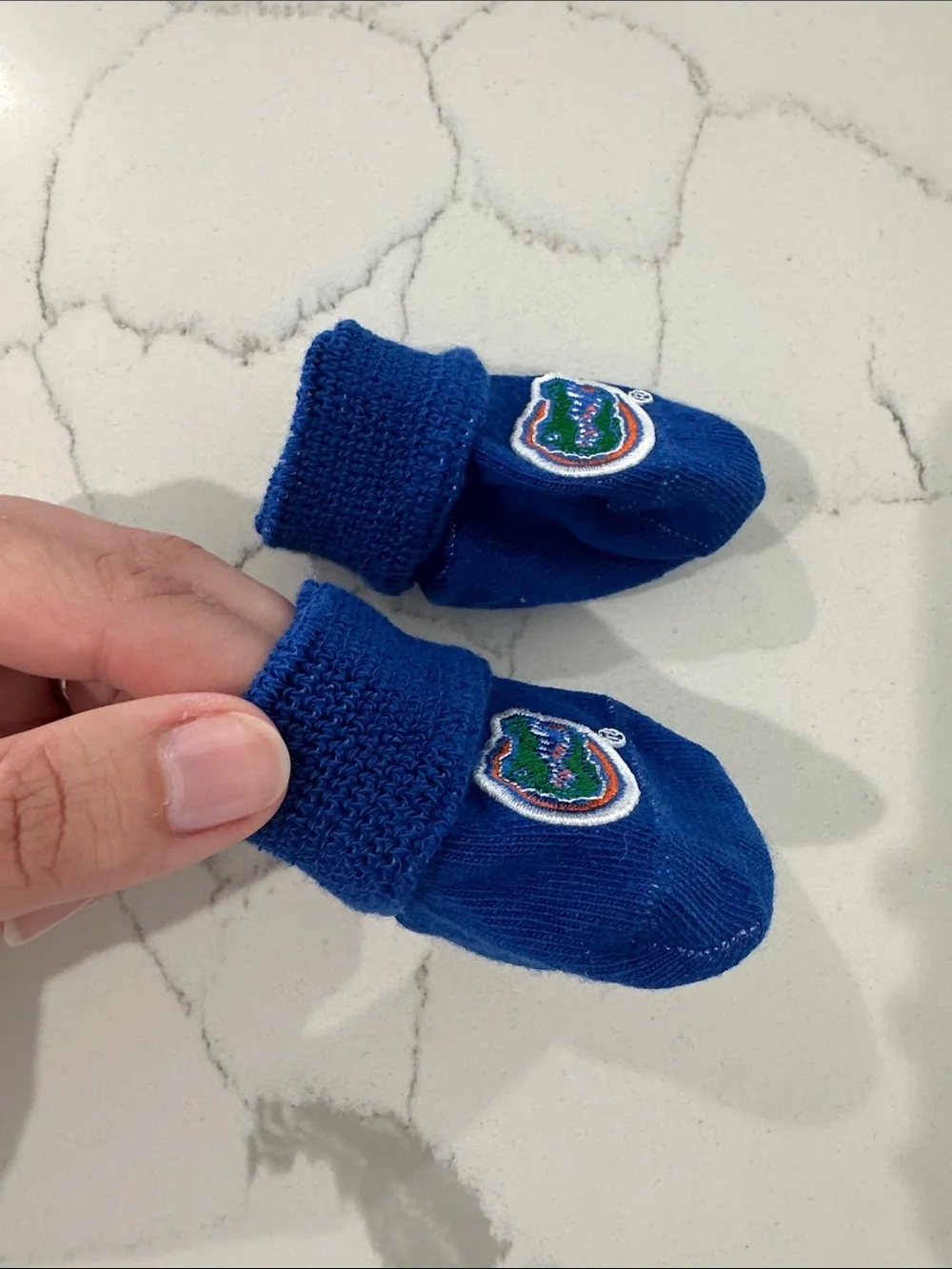 University of Florida Gators Newborn sock booties NWOT